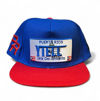 YTELL™ Puerto Rico License Plate Snapback Hats