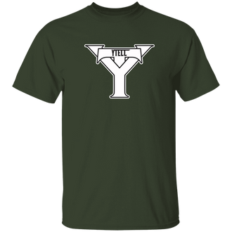 YTELL™ Green and White Y-T T-Shirt