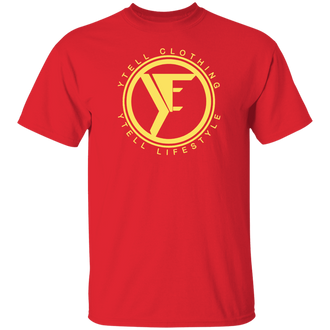 YTELL™ Red & Gold Round Logo T-Shirt