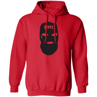 YTELL™ 
Red Hoodie Face mask  Logo