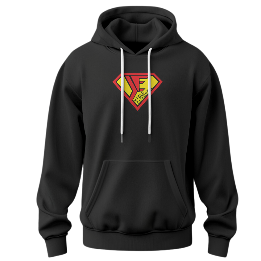 YTELL™ Red Superman Ytell Logo Hoodie