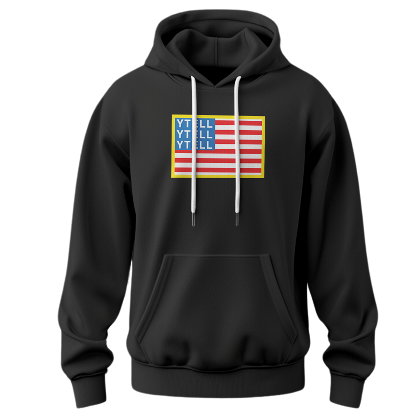 YTELL™ American Flag Hoodie