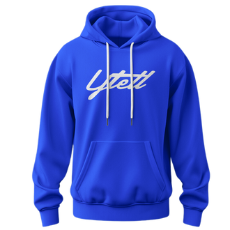 YTELL™ Hoodies - Black, White Script Ytell