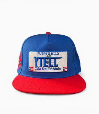 YTELL™ Puerto Rico License Plate Snapback Hats