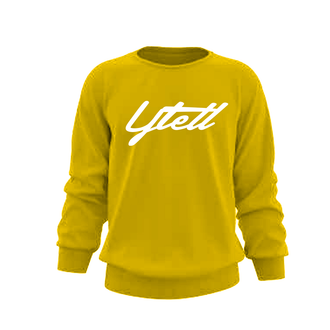 YTELL™  YTell White Logo Sweatshirt