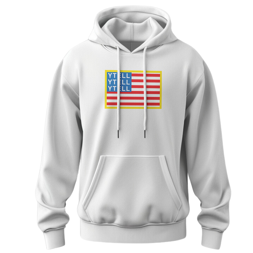 YTELL™ American Flag Hoodie