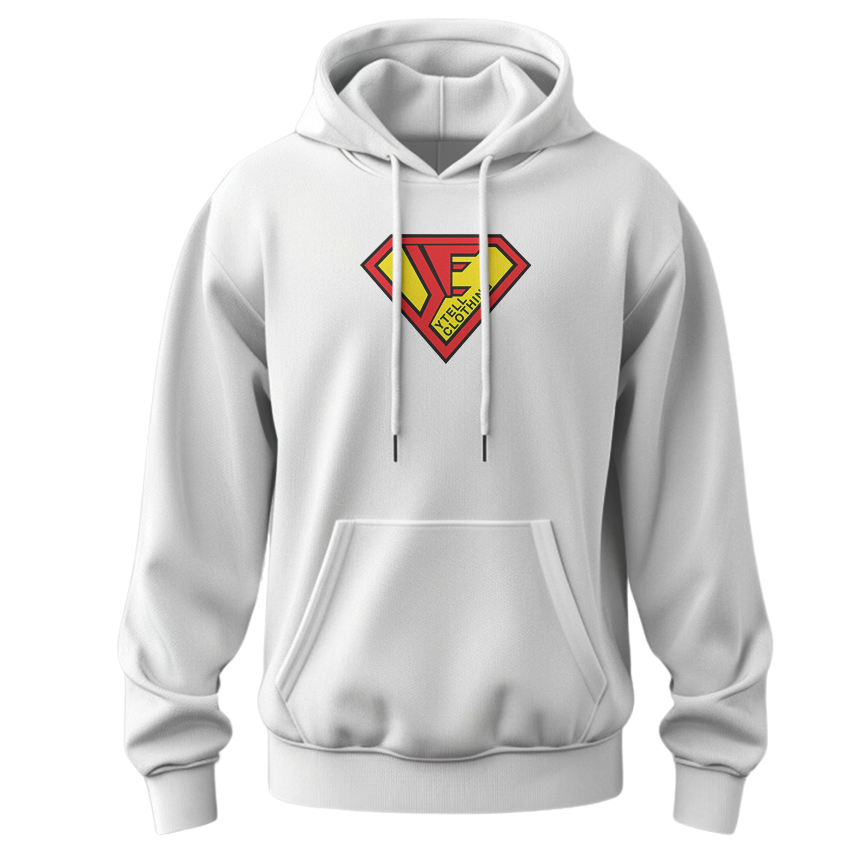 YTELL™ Red Superman Ytell Logo Hoodie