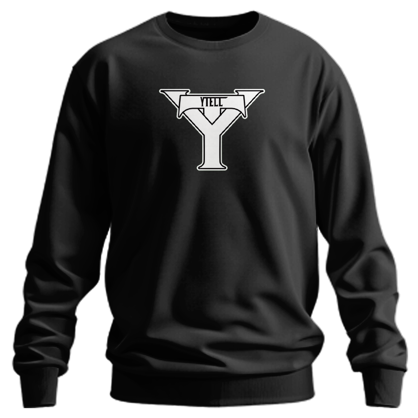 YTELL™ YT White Logo Sweatshirt