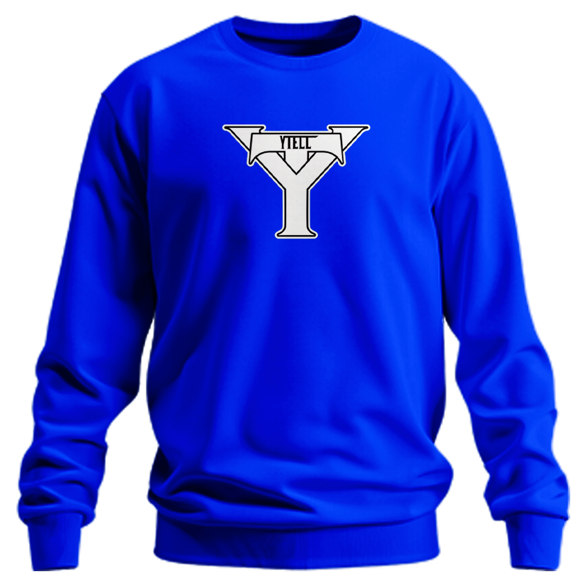 YTELL™ YT White Logo Sweatshirt