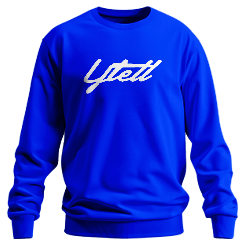 YTELL™  YTell White Logo Sweatshirt