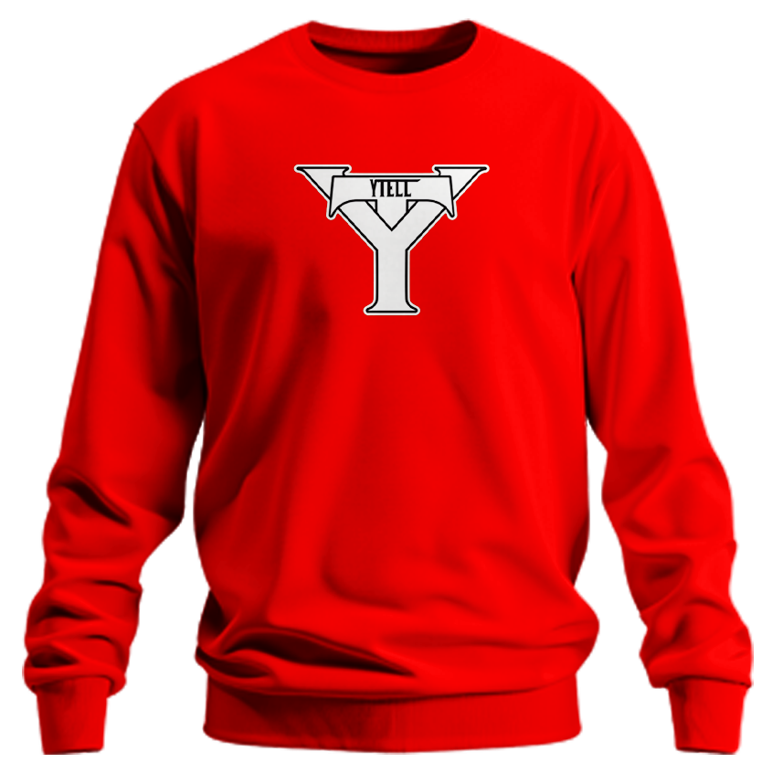 YTELL™ YT White Logo Sweatshirt