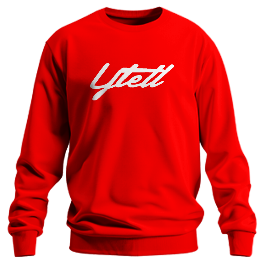 YTELL™  YTell White Logo Sweatshirt