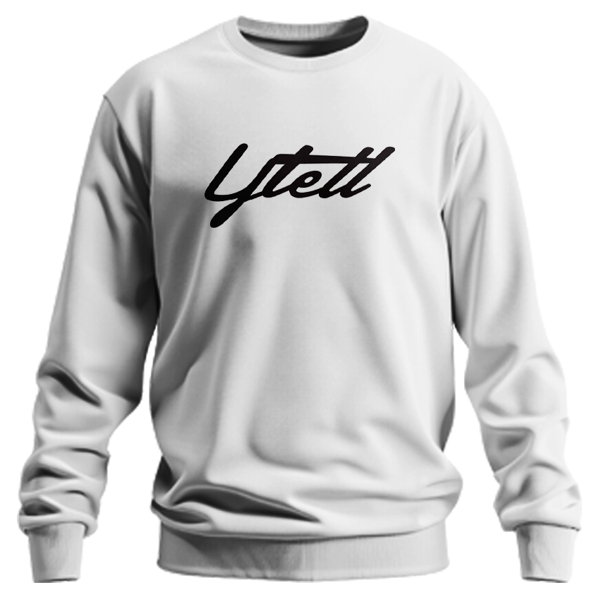 YTELL™  YTell White Logo Sweatshirt