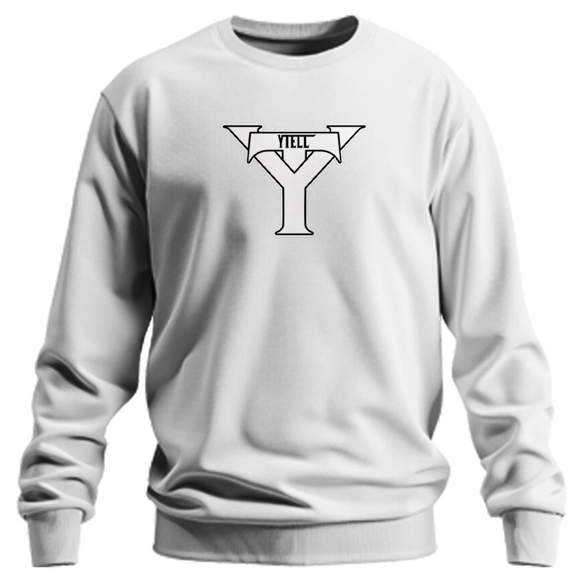 YTELL™ YT White Logo Sweatshirt