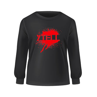 YTELL™ Red Sprayed Sweatshirt