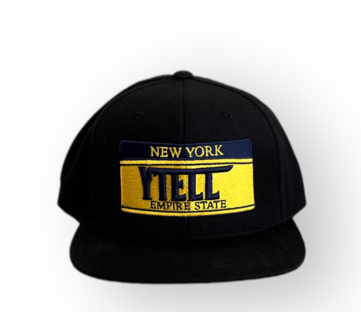 YTELL™ New York License Plate Snapback Hat