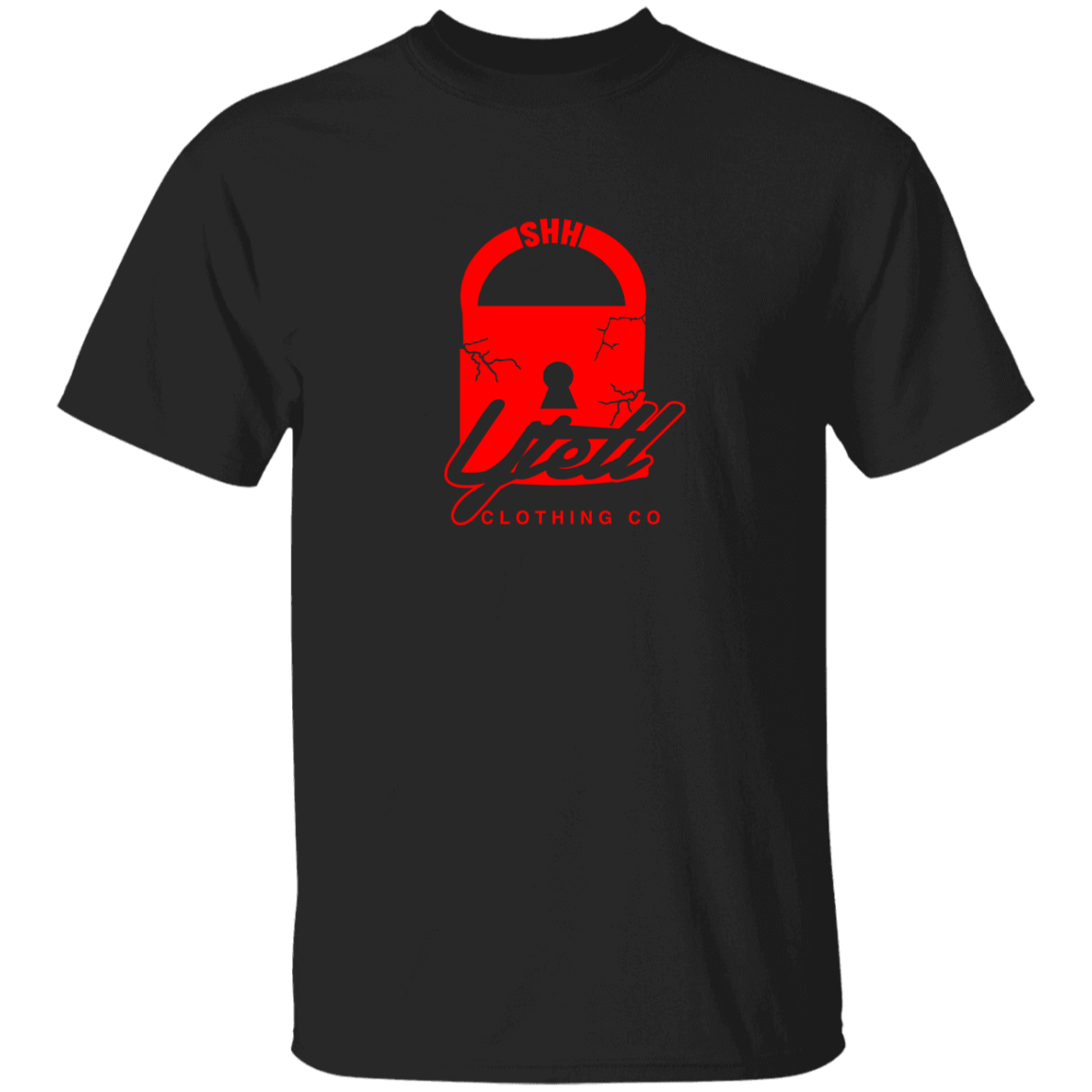 YTELL™  lock shhhh T-shirt